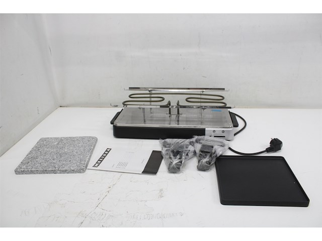 Melissa raclette grill met halve steen zwart - afbeelding 4 van  5