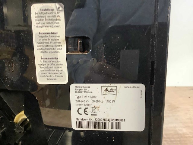 Melitta purista 300 series koffie- & espressomachines - afbeelding 7 van  8