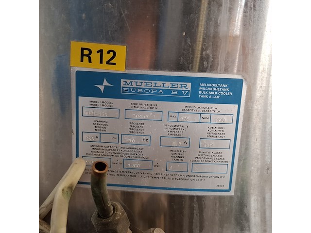 Melktank muller, rhs-150 - afbeelding 11 van  19