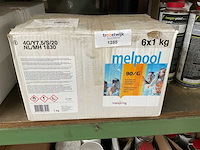 Melpool chloor 90 gram tablet 1 kg pot (6x) - afbeelding 1 van  1