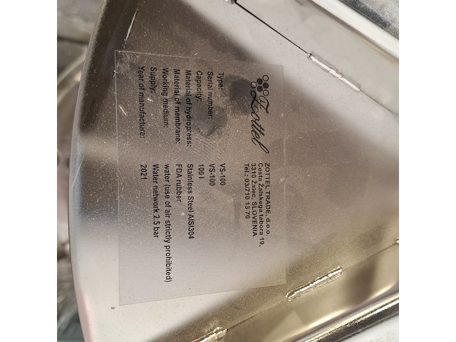 Membraam hydro-pers zottel, vs100 - afbeelding 4 van  14