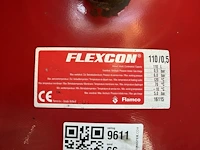 Membraanexpansievat, flamco, flexcon 110/0,5, rood, rood | 0,5 bar voordruk - afbeelding 2 van  2