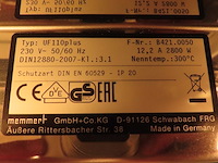 Memmert - uf110 plus - droogstoof - afbeelding 8 van  11
