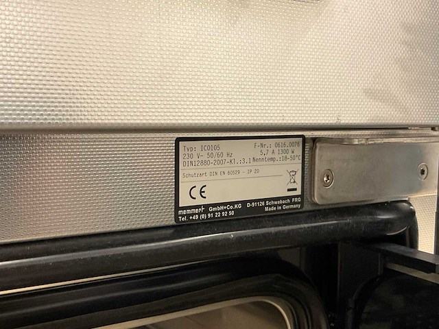 Memmert ico 105 laboratoriumincubator - afbeelding 8 van  8