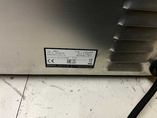 Memmert wnb45 waterbad - afbeelding 8 van  8