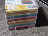 Memo box 800 vel 9x9 cm aantal 1 stuks.