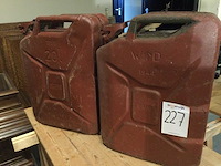 Menesa bmb metalen jerrycan (2x) - afbeelding 1 van  3