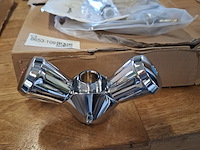 Mengkraan daalderop, lage druk, chroom - afbeelding 2 van  4