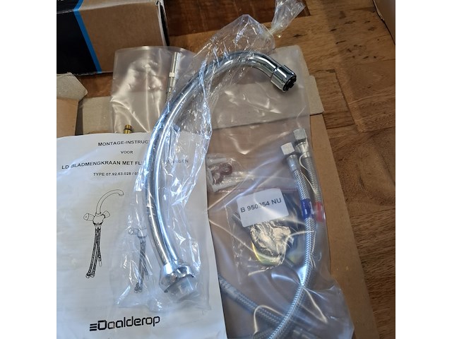 Mengkraan daalderop, lage druk, chroom - afbeelding 3 van  4