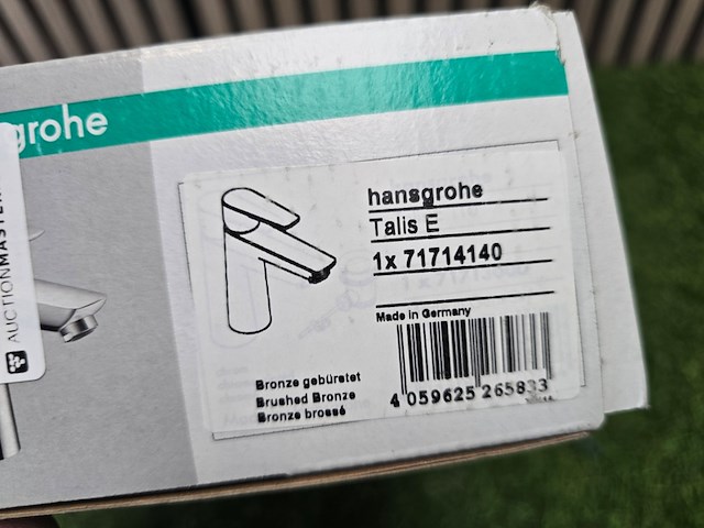 Mengkraan hansgrohe, talis e 110, bronze - afbeelding 6 van  6