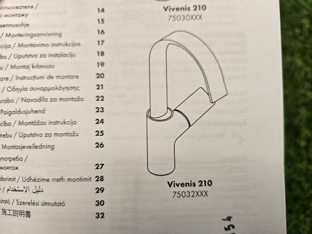 Mengkraan hansgrohe, vivenis, chrome - afbeelding 6 van  6