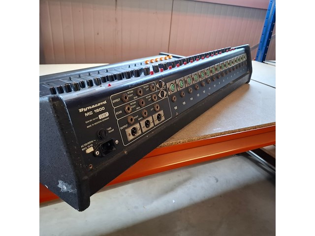 Mengpaneel, dynacord, mc1600, zwart, 1979 - afbeelding 9 van  11
