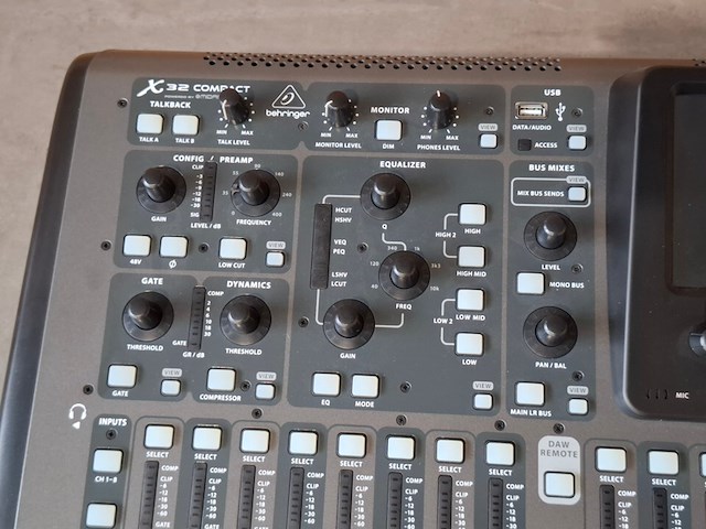 Mengtafel, behringer, x32 compact, s16 snake in flightcase - afbeelding 5 van  11