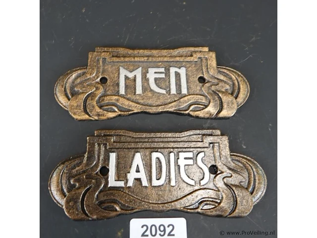 Men/ladies ijzeren schilden - afbeelding 1 van  5