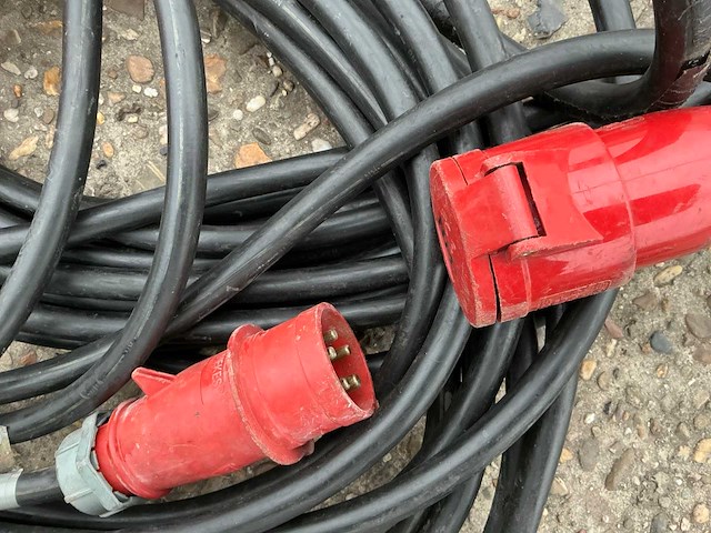 Mennekes 32a krachtstroom kabel (2x) - afbeelding 2 van  3