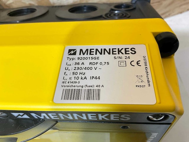 Mennekes 920015ge contactdooscombinatie - afbeelding 5 van  6