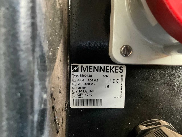 Mennekes 9500748 krachtstroom verdeler - afbeelding 10 van  10