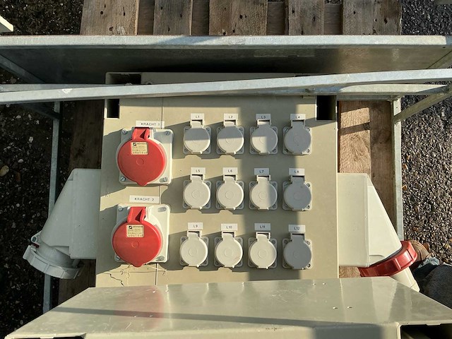 Mennekes krachtstroom kasten (3x) - afbeelding 4 van  8