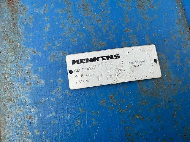 Mennens 500 kg portaalkraan - afbeelding 7 van  16