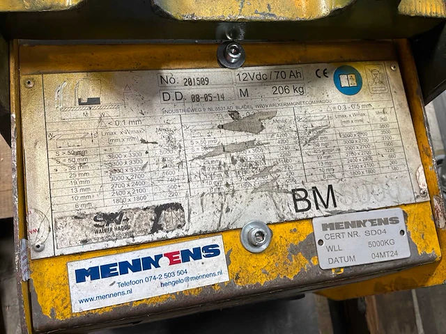 Mennens bm5000 hijsmagneet - afbeelding 5 van  5