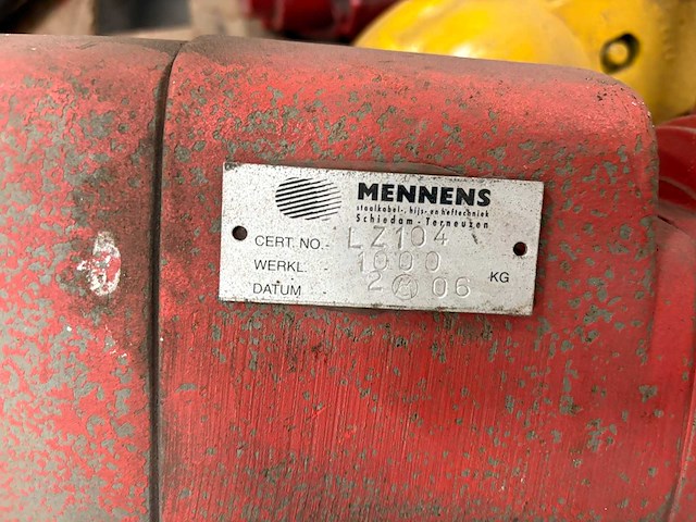 Mennens hijs-en lierinstallatie - afbeelding 4 van  9