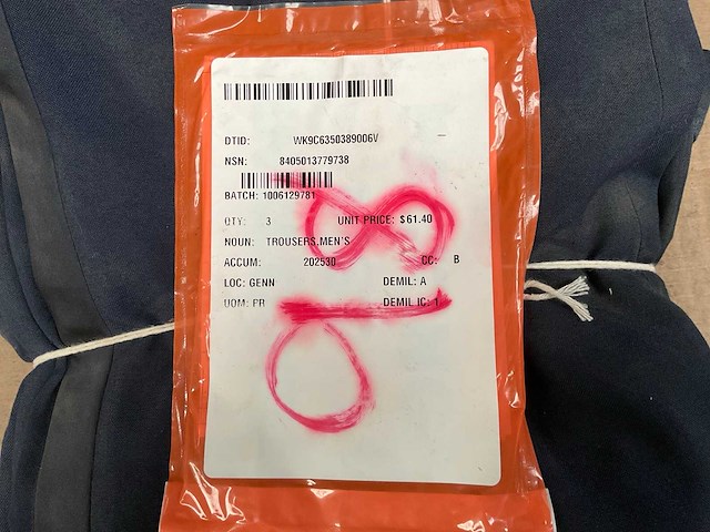 Men’s trouser (3x) - afbeelding 3 van  3