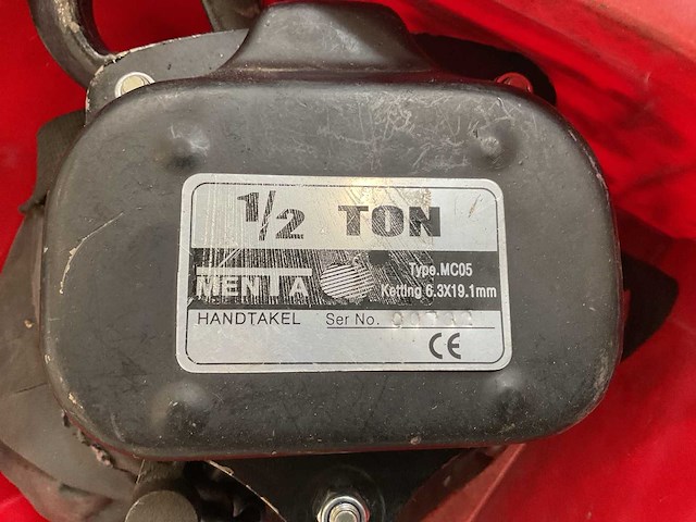 Menta mc05 (500kg - 15m) kettingtakel met kettingzak - afbeelding 3 van  3