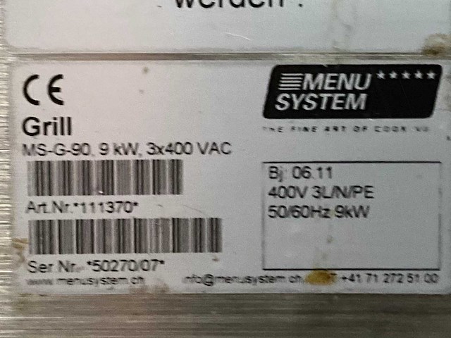 Menu system; ms-g-90 spiegelbakplaat - afbeelding 4 van  6
