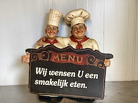 Menubord laurel & hardy - afbeelding 1 van  6