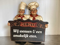 Menubord laurel & hardy - afbeelding 2 van  6