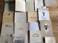 Menukaarten vnl j'50-60 - afbeelding 1 van  4