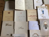 Menukaarten vnl j'50-60 - afbeelding 3 van  4