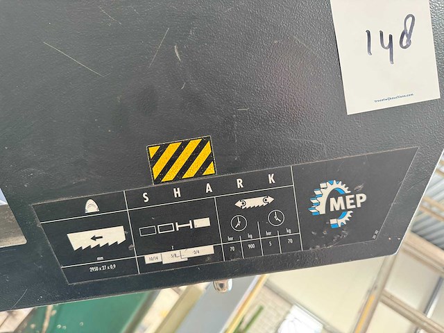 Mep - 2018 - shark ccs 281 - metalen horizontale bandzaagmachine - afbeelding 3 van  5
