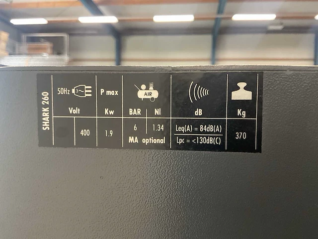 Mep shark 260 metalen horizontale bandzaagmachine - afbeelding 14 van  22