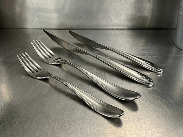 Mepra inox italy - forma - 4-delige mes & vork set (10x) - afbeelding 1 van  5