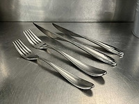 Mepra inox italy - forma - 4-delige mes & vork set (20x) - afbeelding 1 van  5