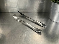 Mepra inox italy - forma - mes & vork set (100x) - afbeelding 1 van  4