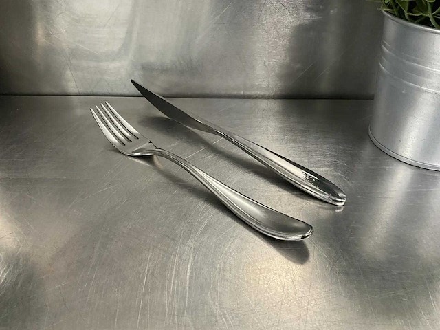 Mepra inox italy - forma - mes & vork set (10x) - afbeelding 1 van  4