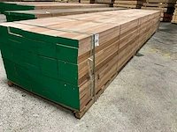 Meranti balken 63x205 mm gevingerlast en gelamineerd (50x) - afbeelding 3 van  8