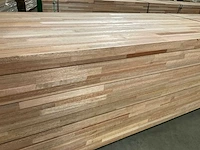 Meranti balken 63x76 mm gevingerlast en gelamineerd (120x) - afbeelding 6 van  7