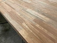 Meranti balken 63x86 mm gevingerlast en gelamineerd (121x) - afbeelding 2 van  3