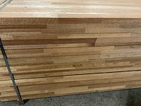 Meranti balken 63x86 mm gevingerlast en gelamineerd (121x) - afbeelding 8 van  8