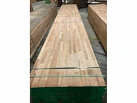 Meranti balken 63x86 mm gevingerlast en gelamineerd (121x) - afbeelding 5 van  7