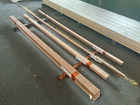 Meranti geschaafd 120x450 mm (4x) - afbeelding 1 van  4