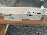 Meranti geschaafd 190x900 mm (5x) - afbeelding 2 van  2