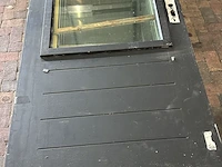 Meranti hardhouten buitendeur, hr++ glas; lage borstwering, houtkleur, pallet b - afbeelding 6 van  8