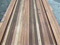 Merbau hardhouten stolpnaald profiel-n 215x5,6x4 cm (30x) - afbeelding 5 van  8