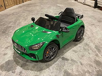 Mercedes amg gt r groen elektrische kinderauto - afbeelding 1 van  70