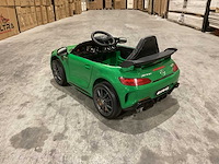 Mercedes amg gt r groen elektrische kinderauto - afbeelding 7 van  59