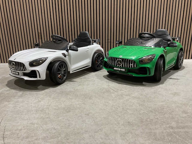 Mercedes amg gt r groen elektrische kinderauto - afbeelding 56 van  59